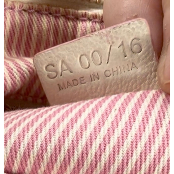 Celine Shoulder Crossbody Bag Pink White with COA EUC sku195667 - Picture 6 of 14